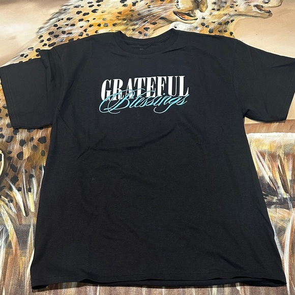 Fashion Nova Black Grateful Tee - Picture 2 of 5